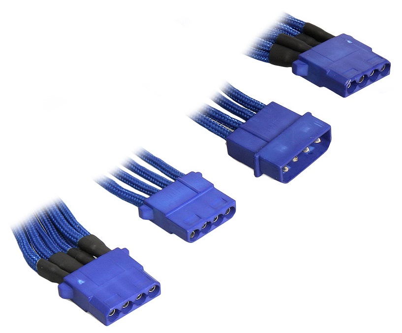BitFenix Molex para 3x Molex 55cm azul 1